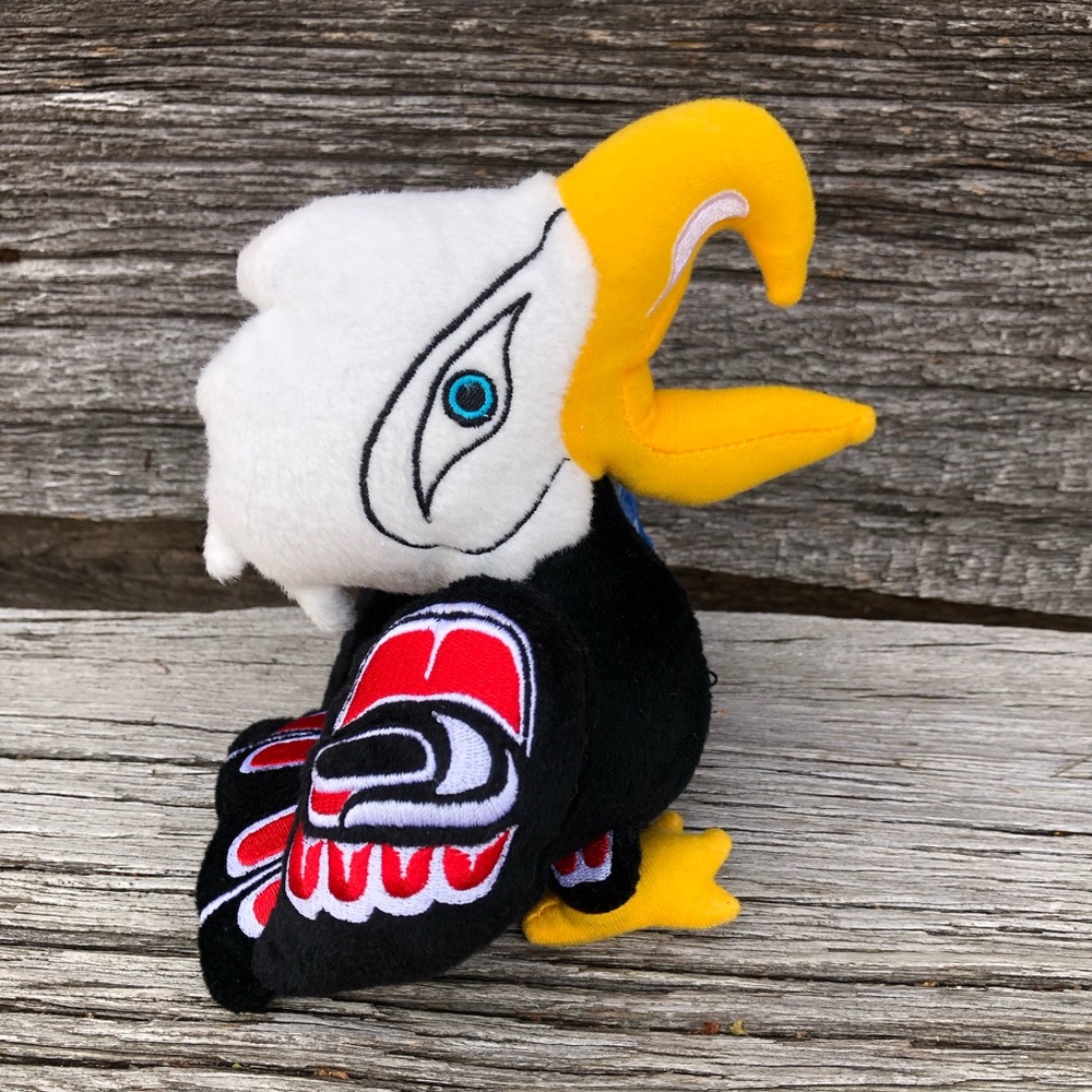 Talon the Eagle stuffed animal plushie Creativity Imagination embroidered plush